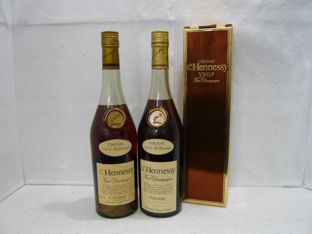 31904.33876] 2本 セット 未開栓 Hennessy VSOP ヘネシー スリムボトル