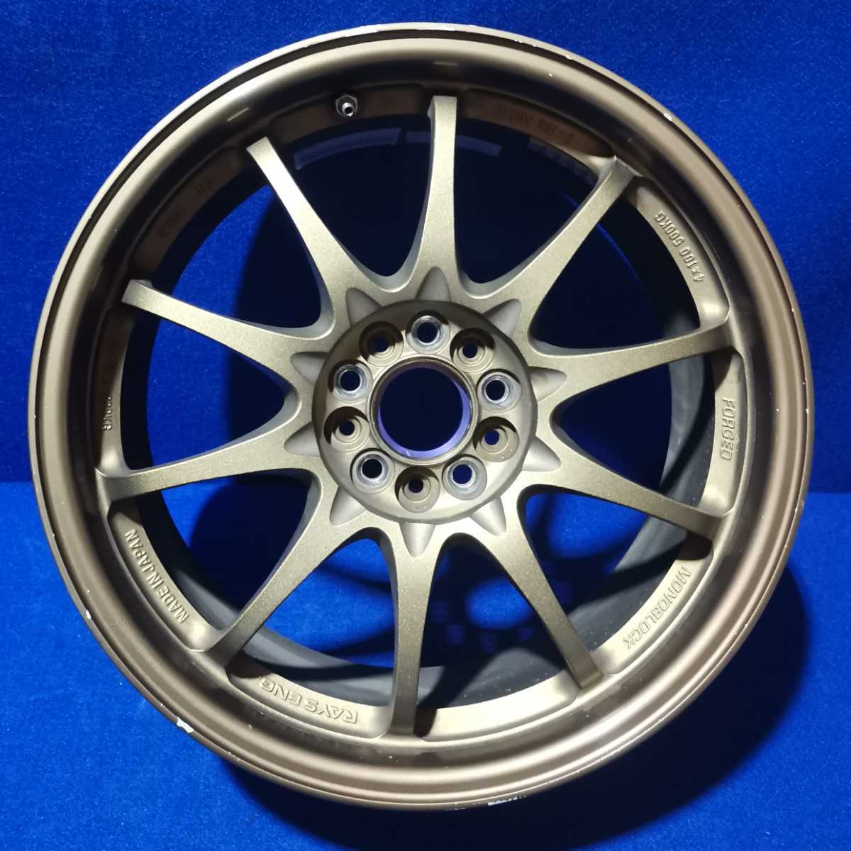 人気良品＊レイズ＊RAYS ENG＊ce28＊鍛造ホイール＊超軽量＊17×7.5JJ/オフセット+50/PCD100-5H＊2本セット_画像2