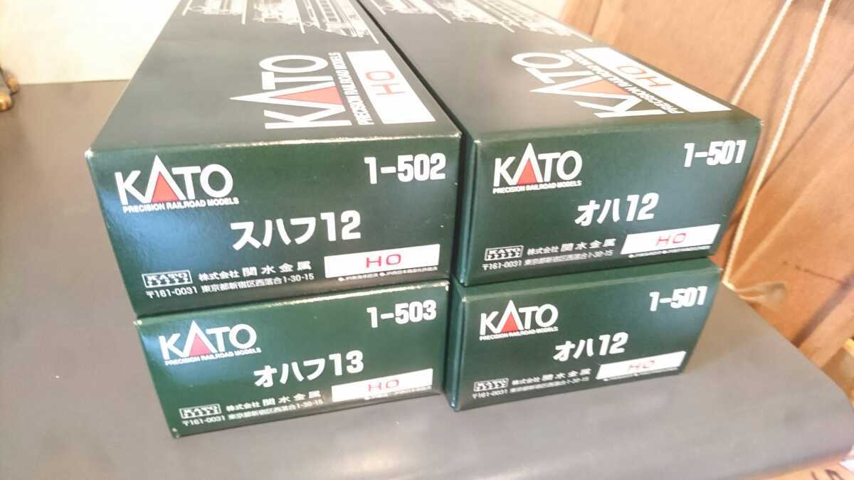 KATO オハ12系 客車 4両セット パーツ未使用