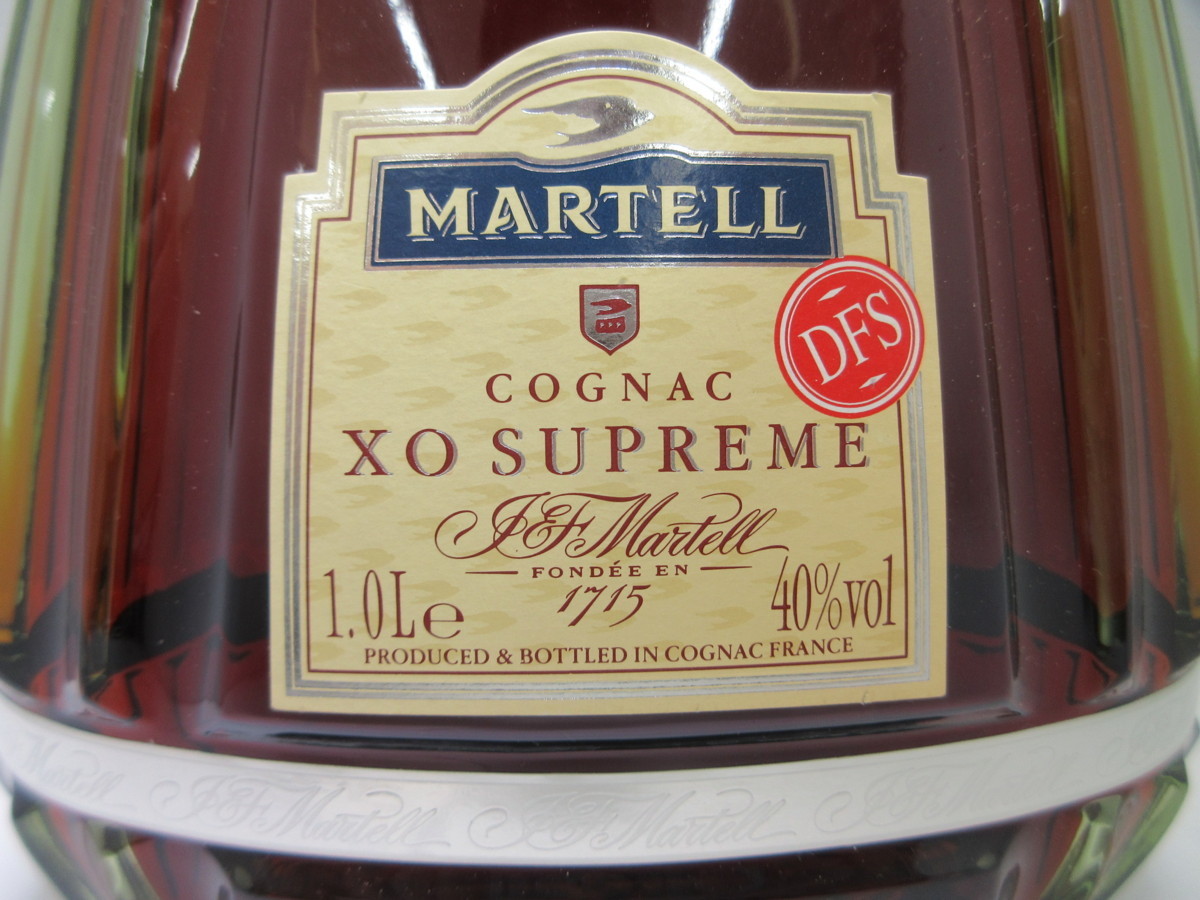 マーテル XO スプリーム グリーンボトル MARTELL SUPREME 1000ml 40% コニャックブランデー 未開栓 古酒/B23273( マーテル)｜売買されたオークション情報、yahooの商品情報をアーカイブ公開 - オークファン（aucfan.com）