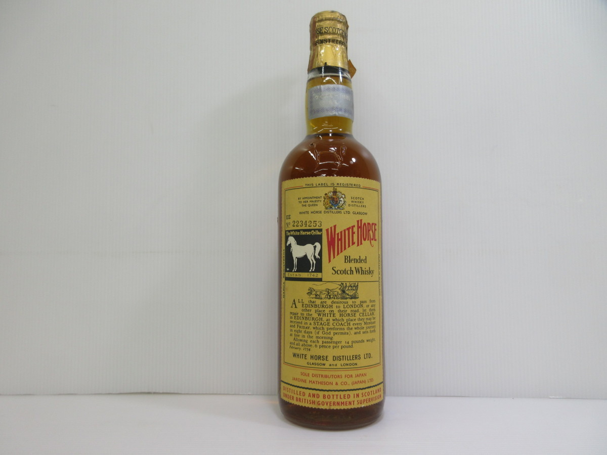 ホワイトホース ティンキャップ WHITE HORSE 760ml 43% スコッチ