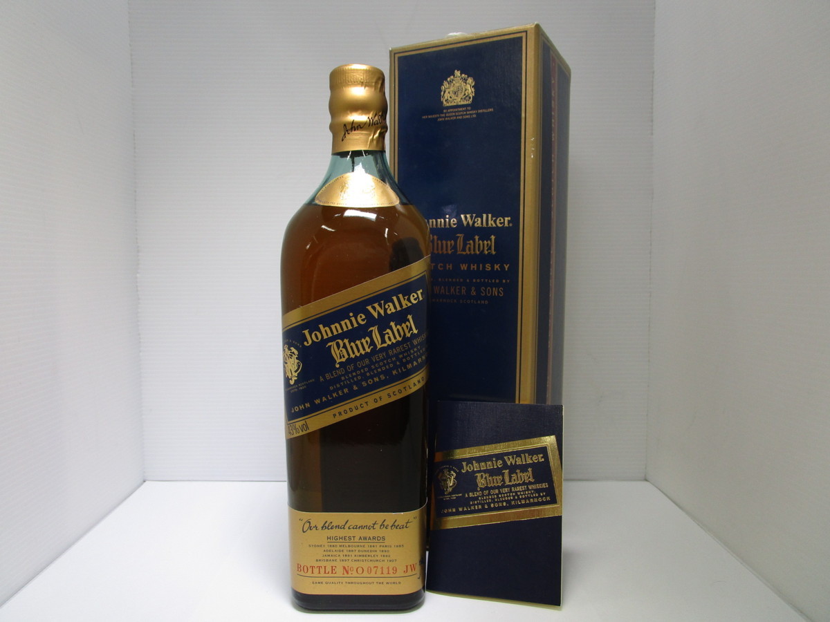 ジョニーウォーカー ブルーラベル 750ml 43% Johnnie Walker Blue