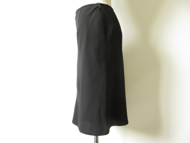 ■上質美品【 hacto 】高級 日本製 ブラック フォーマル スーツ 9号 M 黒スーツ 喪服 法事 s1740_画像9