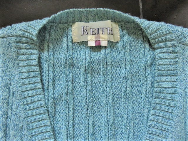 # as good as new fine quality beautiful goods Rena un look [KEITH] Keith high class cardigan large size 17 number 4L 3L postage 198 jpy W910