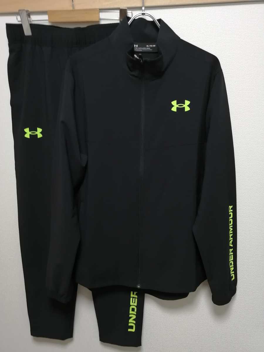 新品未使用 アンダーアーマー ジャージ 上下セット メンズＸＬ UNDER ARMOUR セットアップ サマー ウーブン ウインドブレーカー 