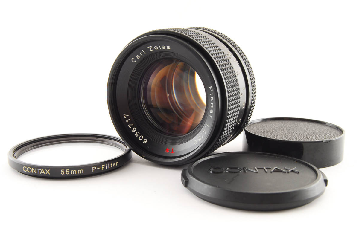 ☆超美品☆ コンタックス CONTAX Carl Zeiss Planar 50mm F1.4 T* AEJ