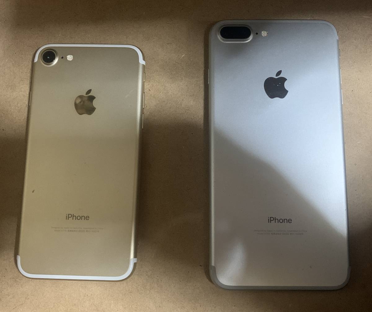 iPhone7 iPhone7Plus 本体　2台セット ジャンク品 JANK パーツ取り_画像2