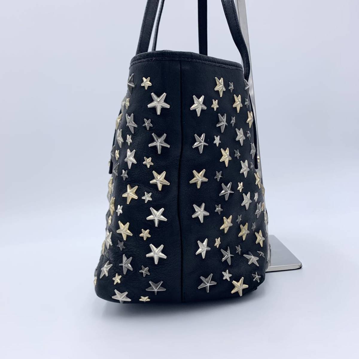 1円 ◇美品◇ ジミーチュウ JIMMY CHOO トートバッグ ハンド 肩掛け
