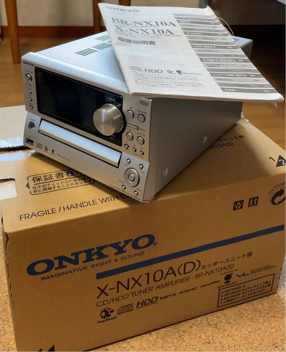 ONKYO/オンキョー☆CD/HDDチューナーアンプBR-NX10A現状品 全付属品