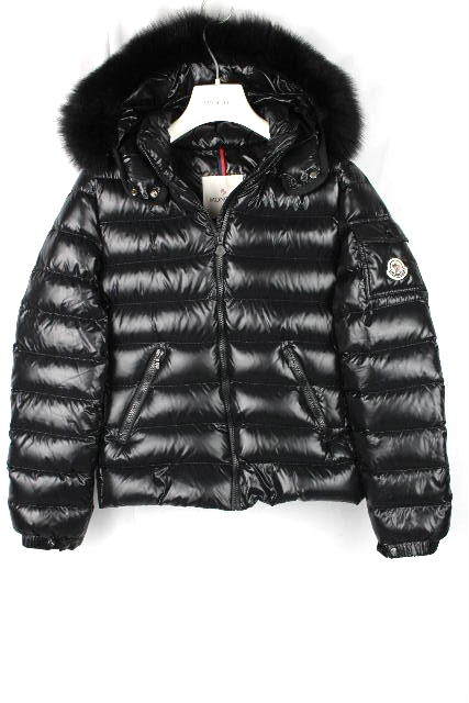 21AW モンクレール MONCLER ファー フード ダウンジャケット ブラック