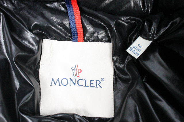 21AW モンクレール MONCLER ファー フード ダウンジャケット ブラック