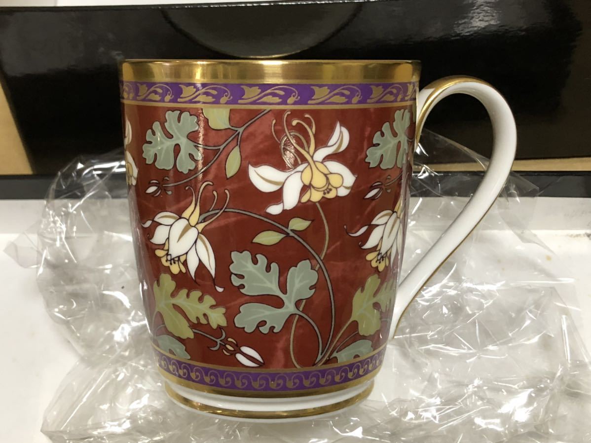 送料無料 未使用 ノリタケ Noritake 金彩 ペア マグカップ 2個セット