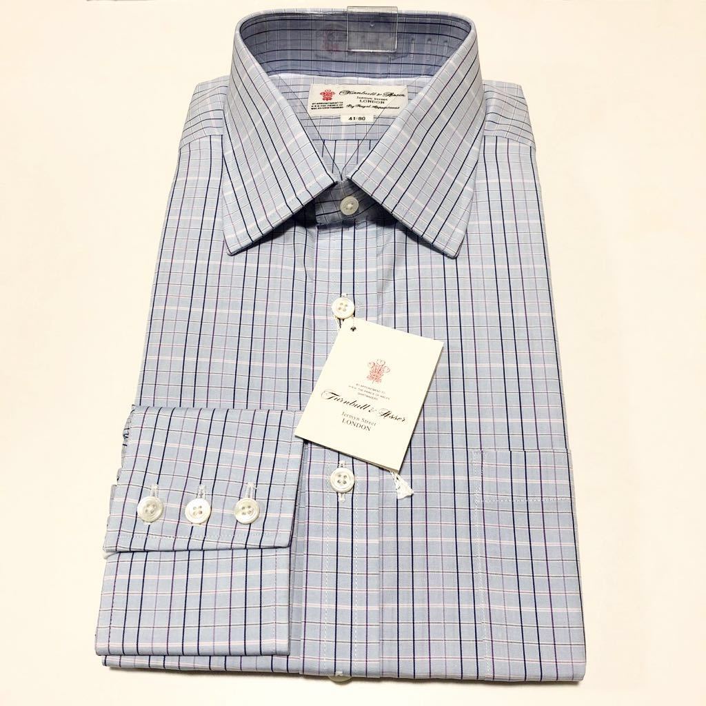 832【TURNBULL&ASSER】ターンブル＆アッサー　M 39-82　●CHOYA●ドレスシャツ●_商品は39-82です