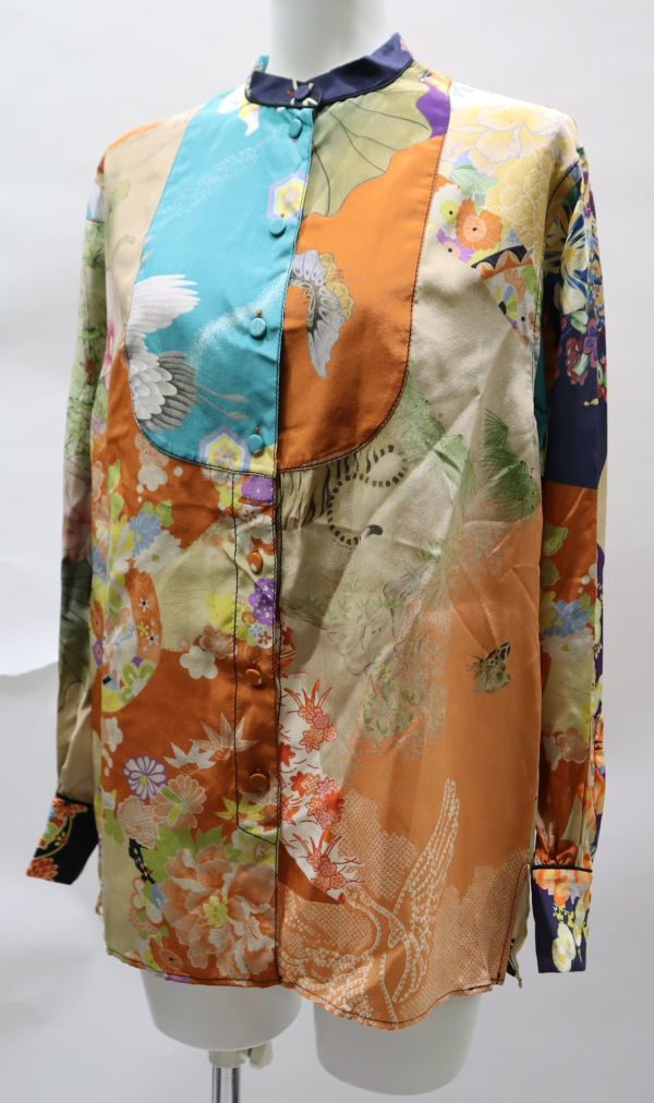 良品 国内正規品 GUCCI グッチ 15SS ミケーレ 和柄 万華鏡 シルク