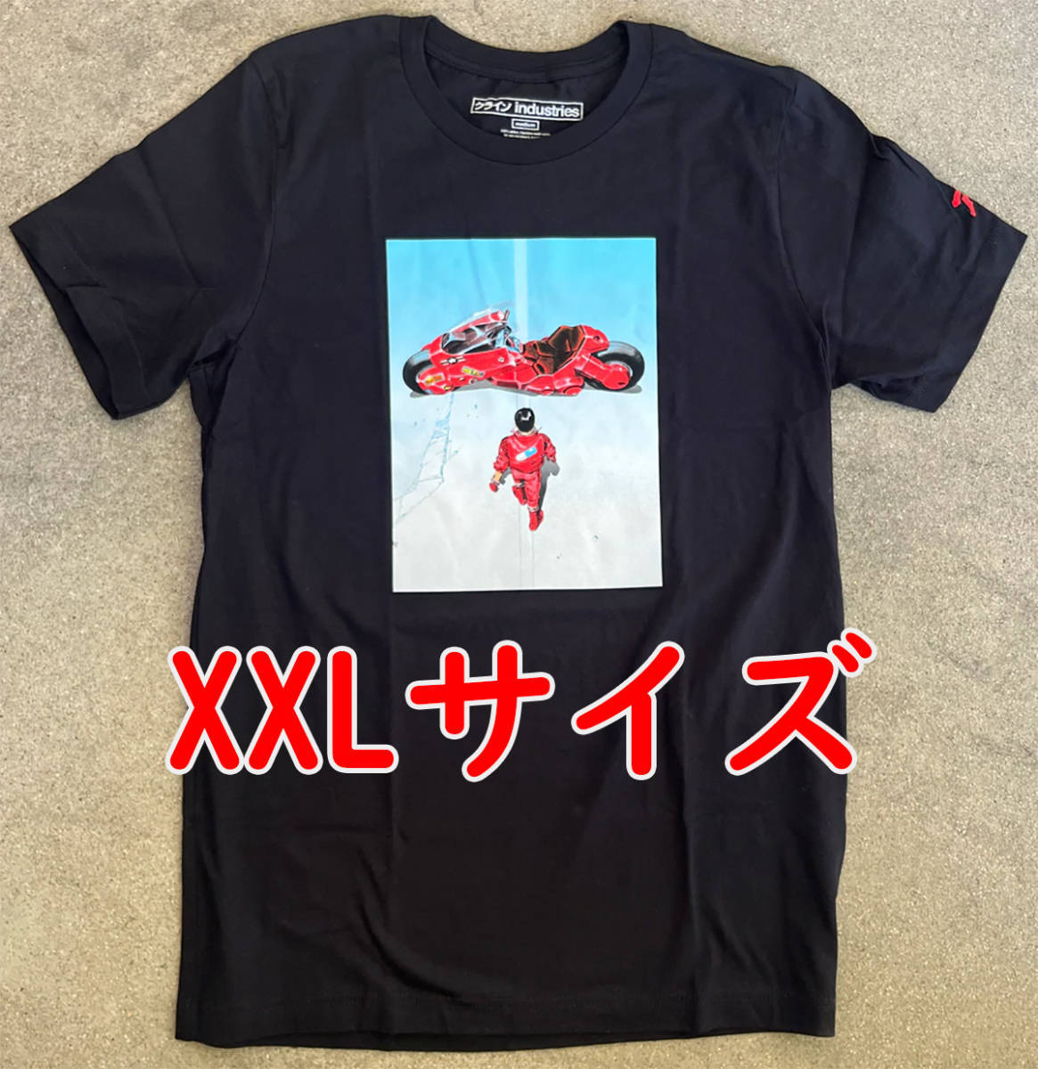送料無料・新品】XXL kaneda t-shirt BLACK 黒 Hook-Ups 金田akira
