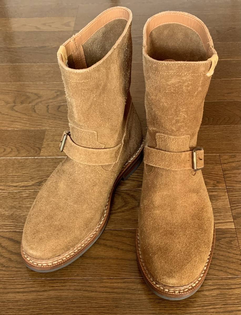 VISVIM ビズビム T.W.O BOOTS-FOLK CAMEL サイズ M8 dis.ac.tz
