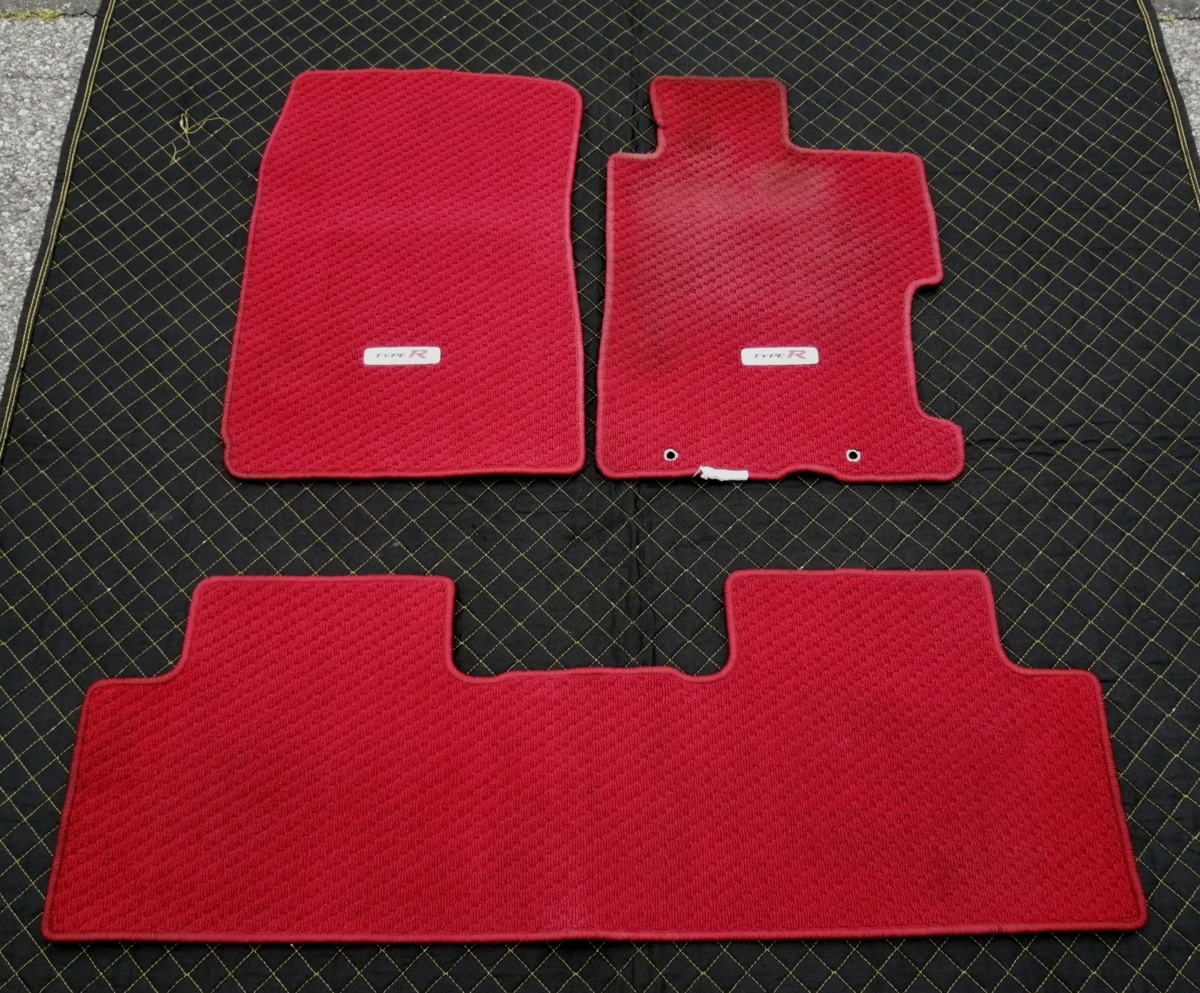 HONDA シビック タイプR FD2 後期 純正 フロアマット レッド 美品 www