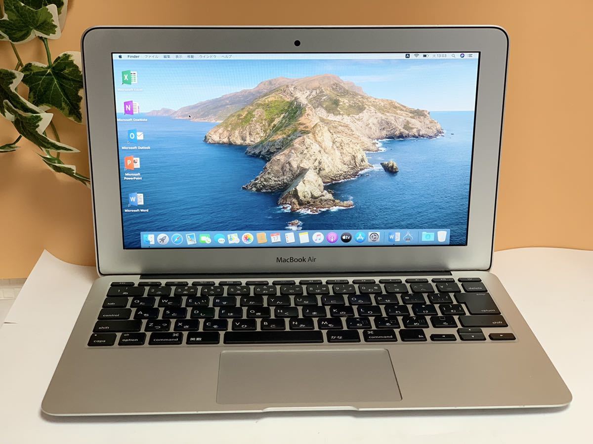 2012年式) アップルApple MacBook Air A1465/ Core i5 /macOS Big Sur/office2019/メモリ  -4GB/SSD-256GB/ディスプレイ11.6インチ