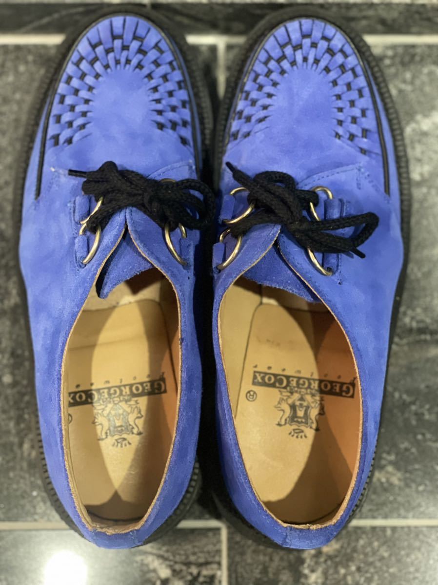 ジョージコックス George Cox ラバーソール 3588 VI-sole D-RING GIBSON ギブソン ROYAL SUEDE ロイヤルスエード サイズ8_画像5