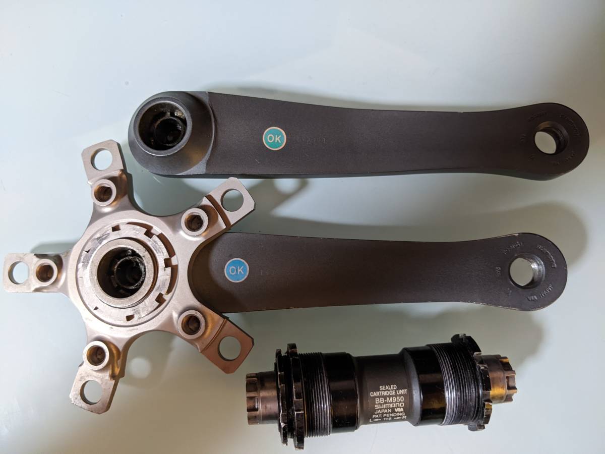 Yahoo!オークション - SHIMANO XTR FC-M951 175 + BB-M950 Yahoo!オークション - SHIMANO XTR FC-M951 175 + BB-M950