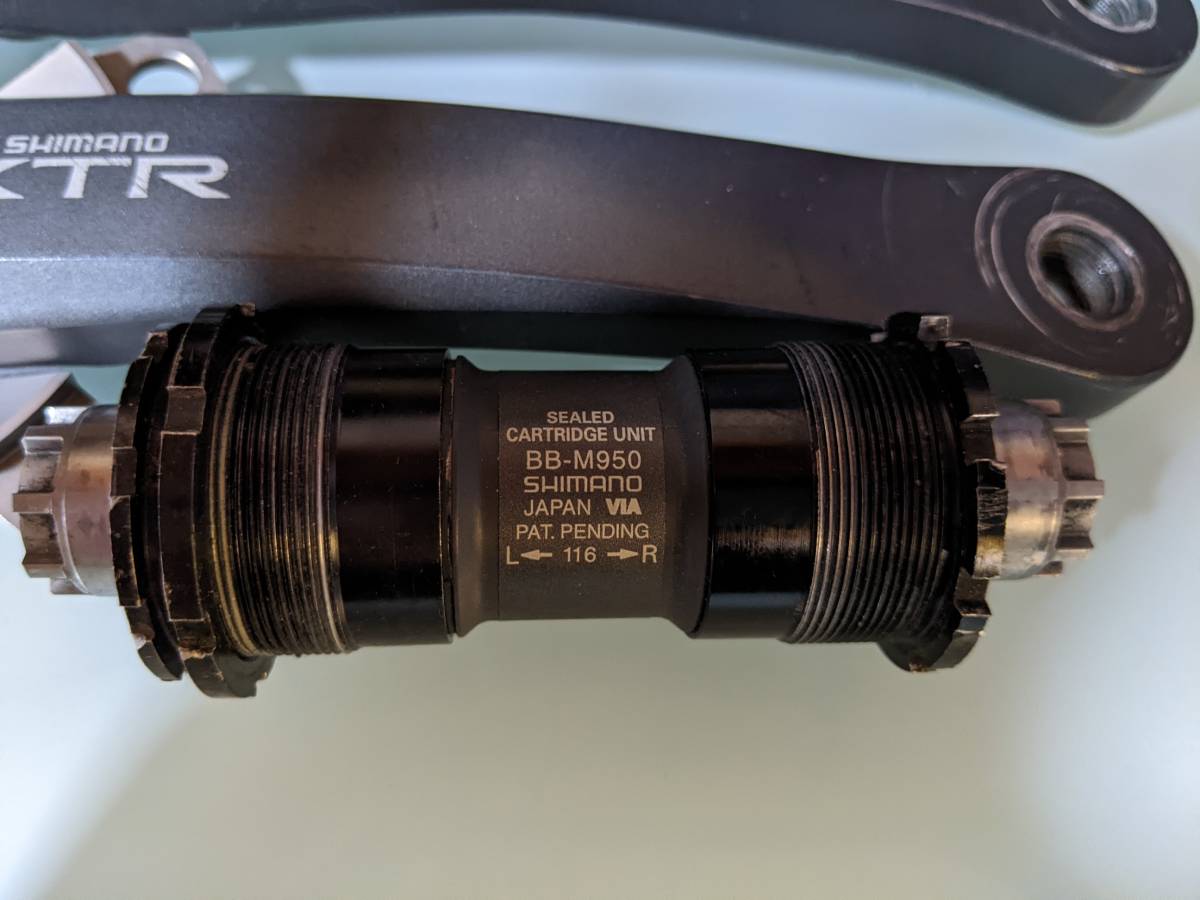 Yahoo!オークション - SHIMANO XTR FC-M951 175 + BB-M950 Yahoo!オークション - SHIMANO XTR FC-M951 175 + BB-M950