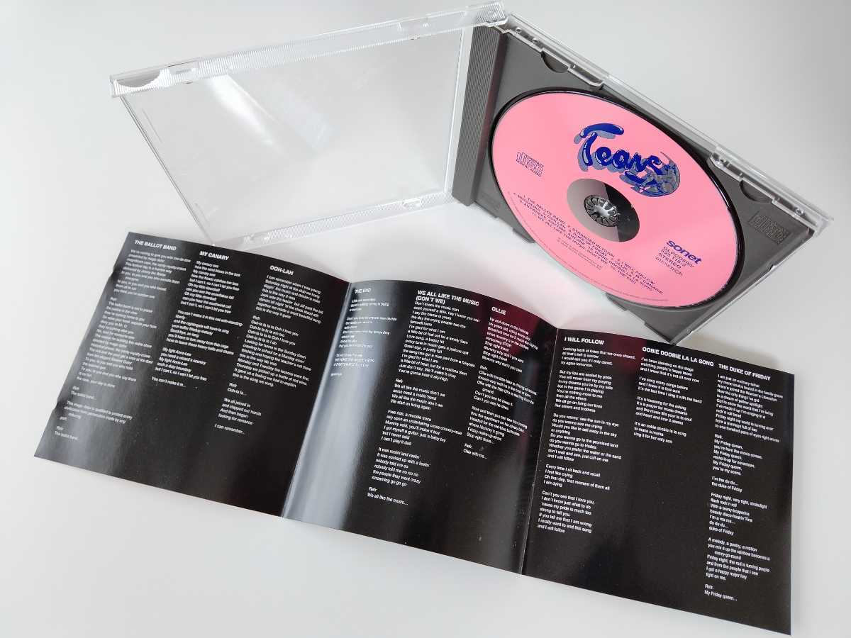 TEARS / TEARS CD SONET GRAMMOFON AB GLPCD500/523 116-2 74年スウェディッシュインディグラムロック希少アルバム,94年CD化スウェーデン盤_画像4