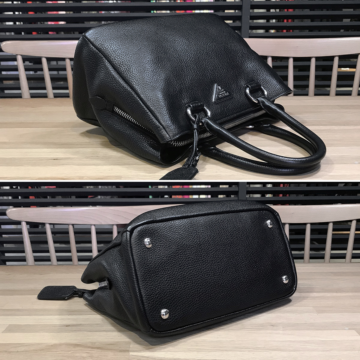 美品】プラダ ヴィッテロダイノ BN2853 2WAY ハンドバッグ レザー