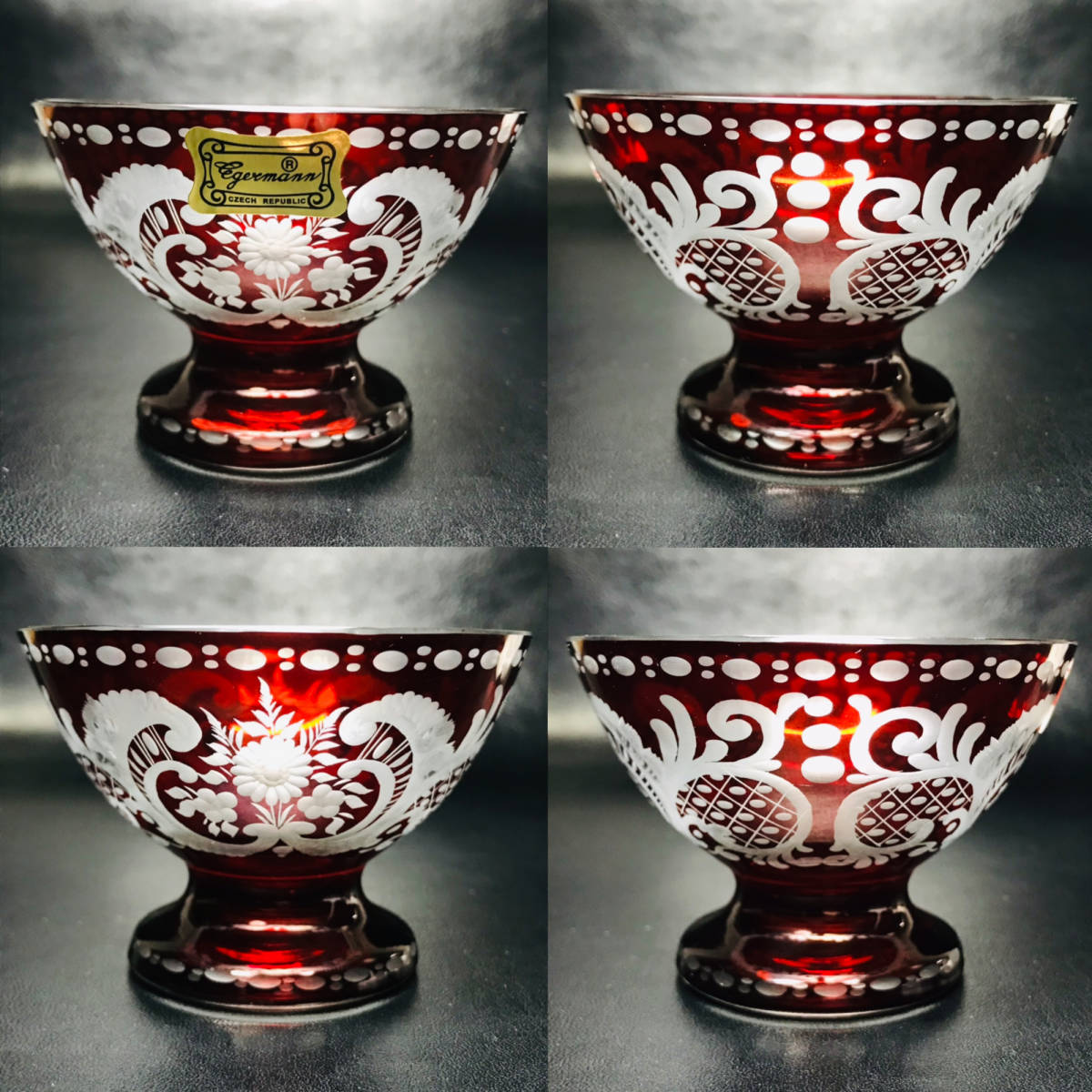 ☆チェコ ガラス MADE IN CZECH REPUBLIC！EGERMANN エー