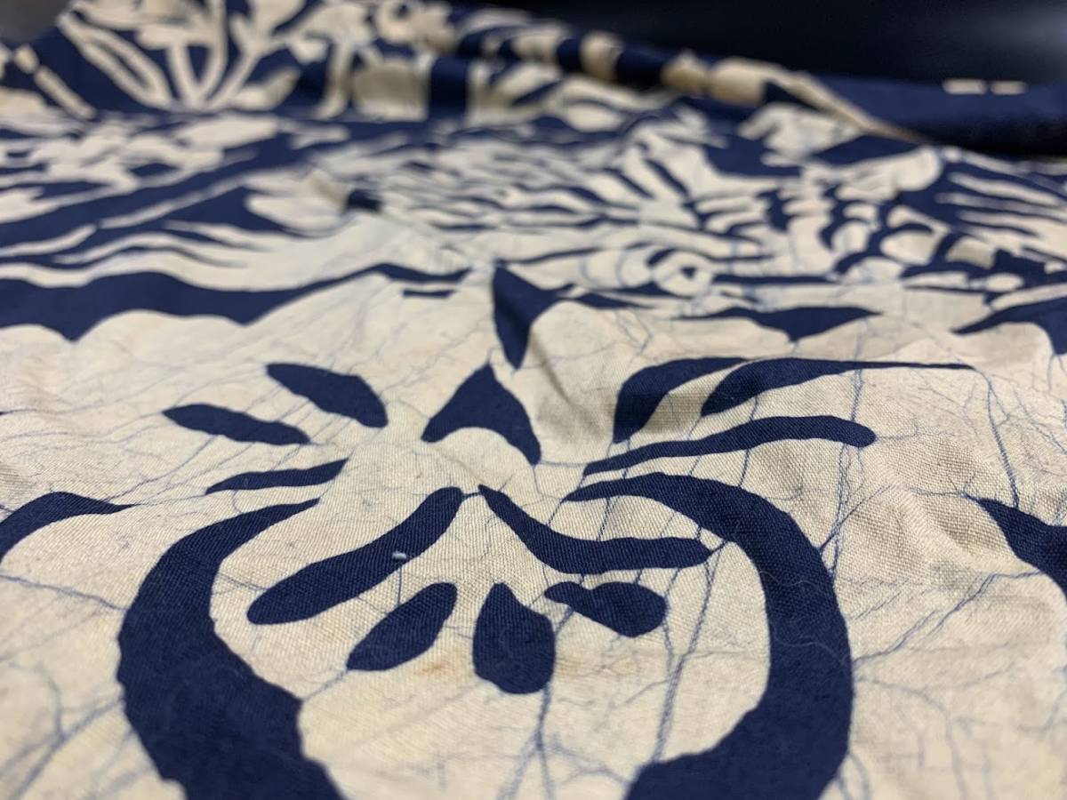 [ Showa Retro .... dyeing furoshiki 86×86.]. thing cloth antique peace cloth 