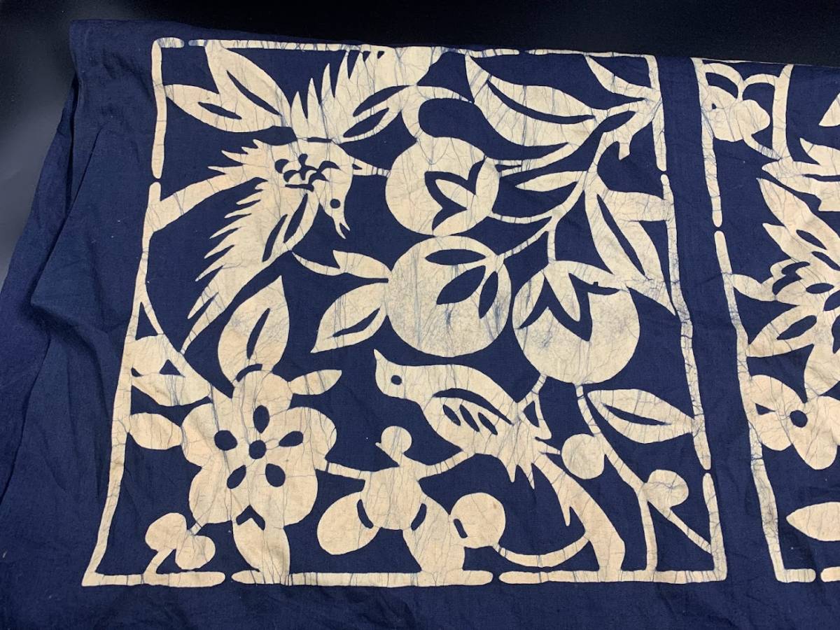 [ Showa Retro .... dyeing furoshiki 86×86.]. thing cloth antique peace cloth 