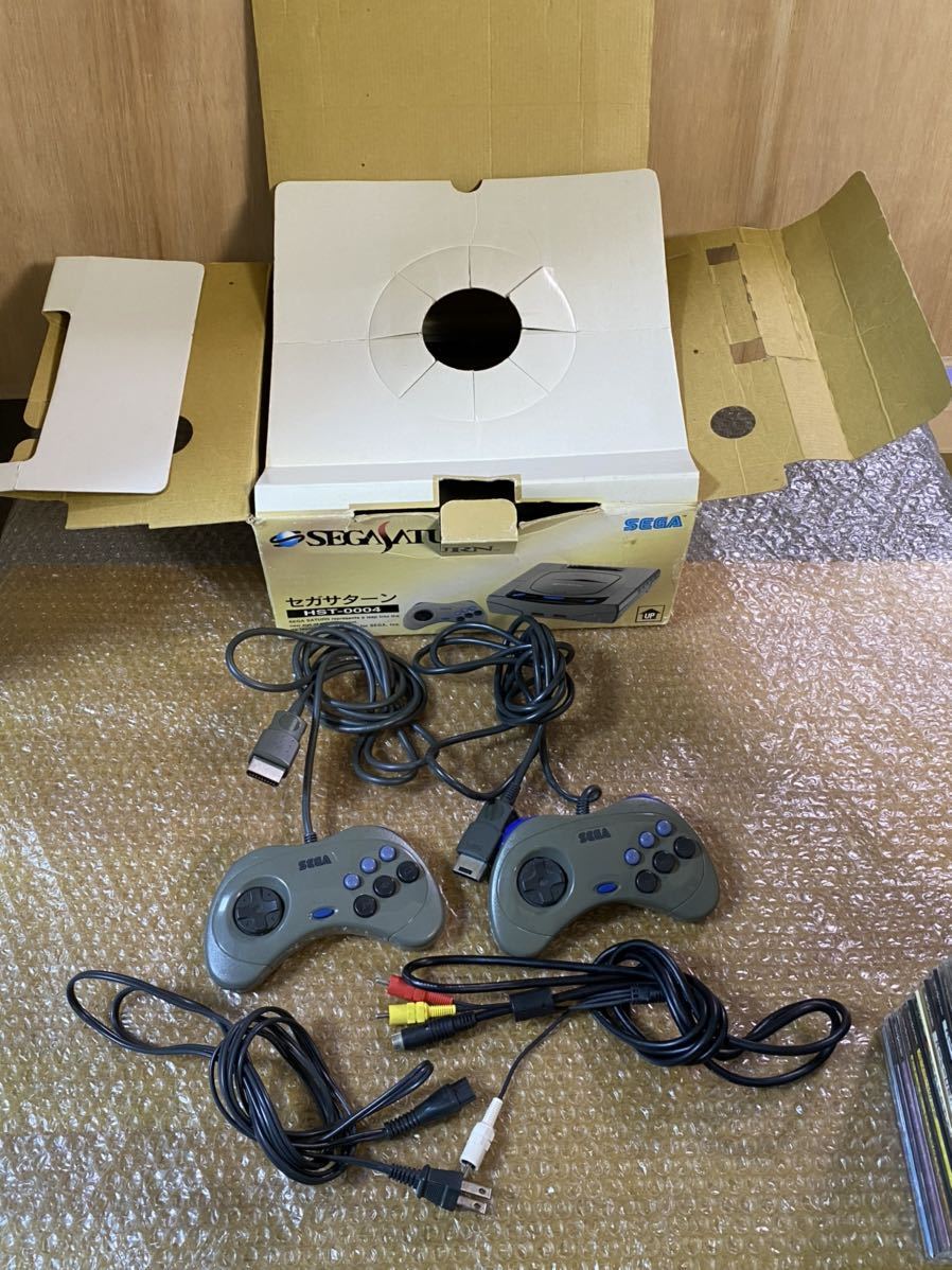 送料無料 セガ サターン 本体 ソフト 26本 セット ガーディアンヒーローズ 街 バーチャファイター まとめ 名作 レトロ 本体動作確認済 SEGA