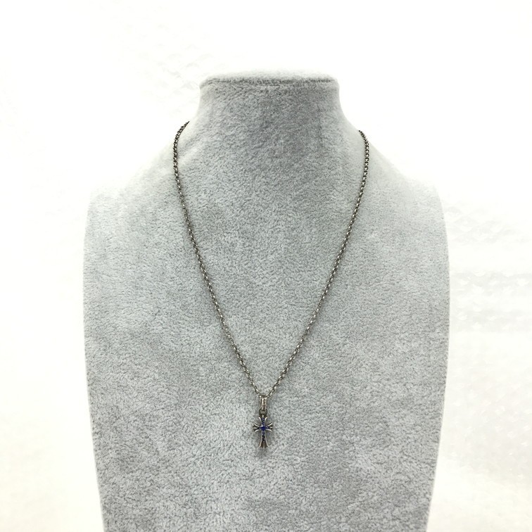1668043】CHROME HEARTS クロムハーツ ネックレス 925刻印 総重量6.8g