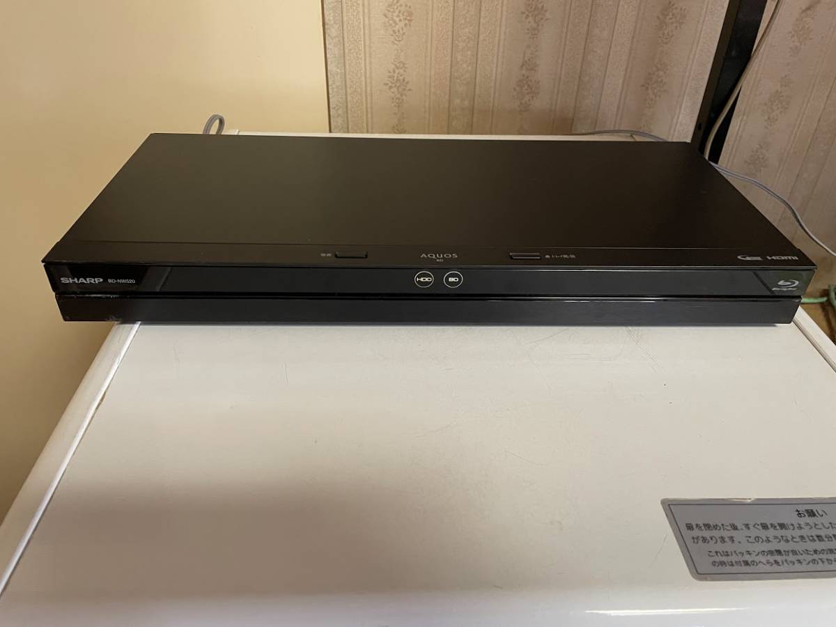 特上美品 SHARP AQUOS ブルーレイディスクレコーダー BD-NW520