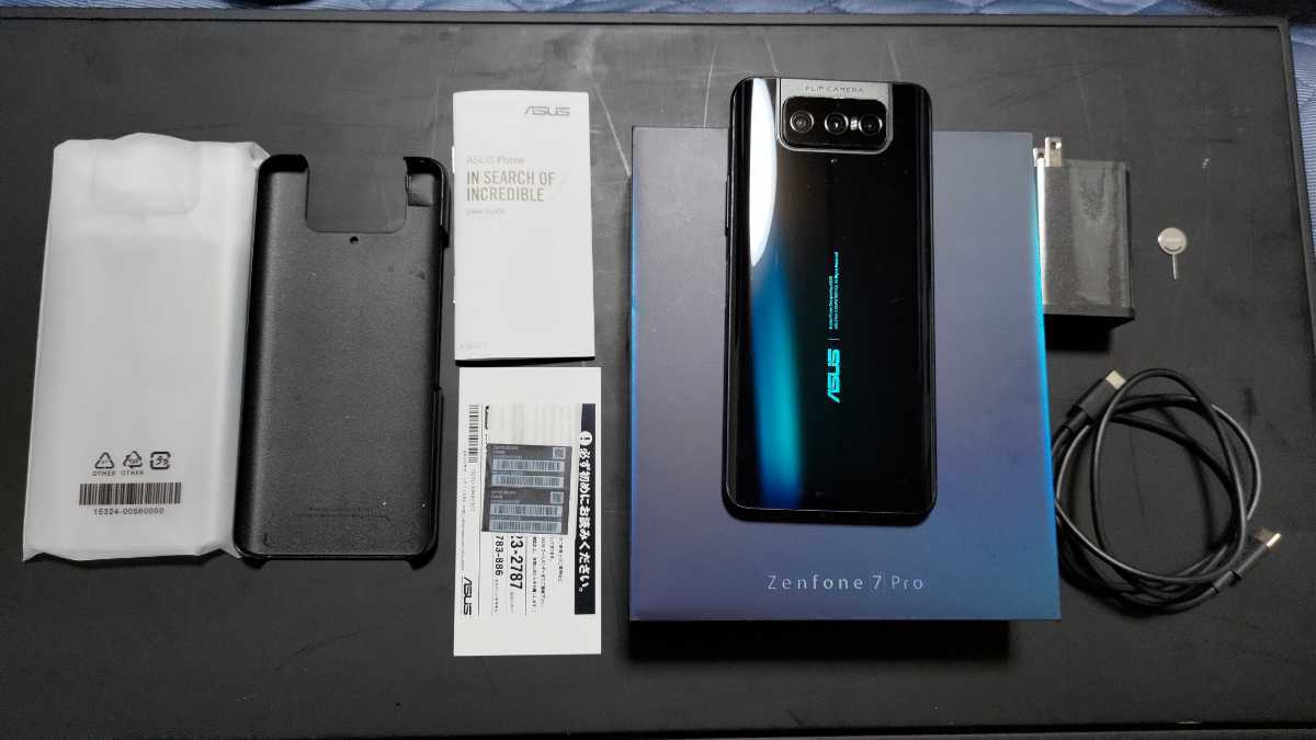 新品未使用 simフリー Zenfone7 pro ブラック ZS671KS | icei