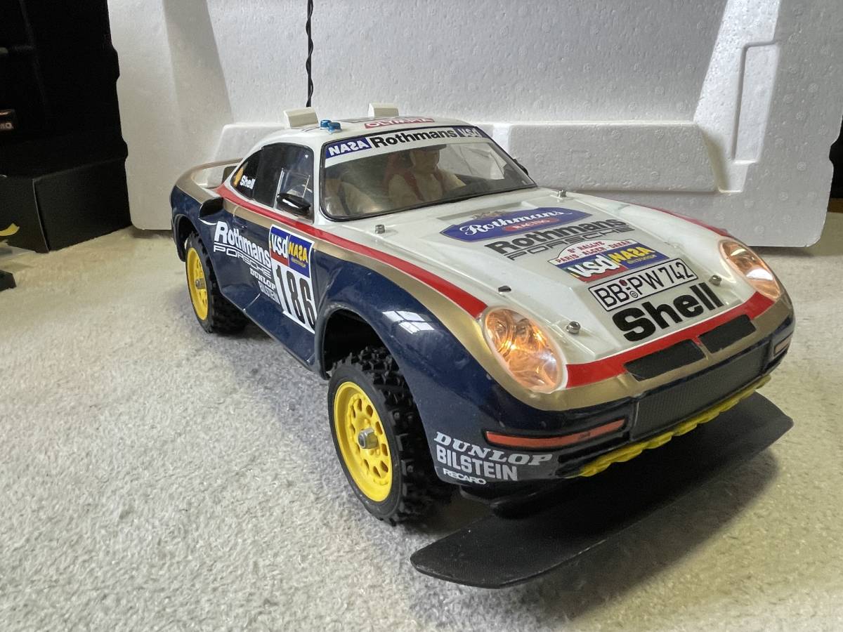 タミヤ 1/12 電動RC 4輪駆動 ポルシェ959 パリ ダカール・ラリー優勝車