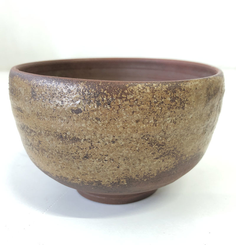 人間国宝 【金重陶陽】造 備前 擂鉢形鉢 共箱 分銅印 菓子鉢 菓子器 茶道具 人間国宝 【金重陶陽】造 備前 擂鉢形鉢 共箱 分銅印 菓子鉢 菓子