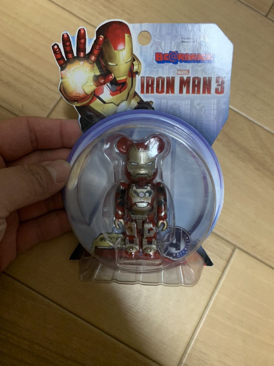 税込 BE@RBRICK アベンジャーズ ダメージVer. 100% 4体 開封済