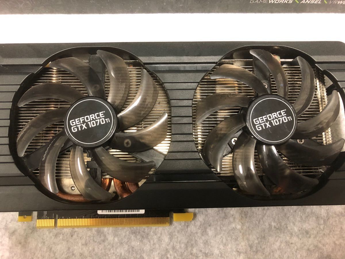 Palit GeForce GTX 1070ti 本体 動作品 | inwave.com.br