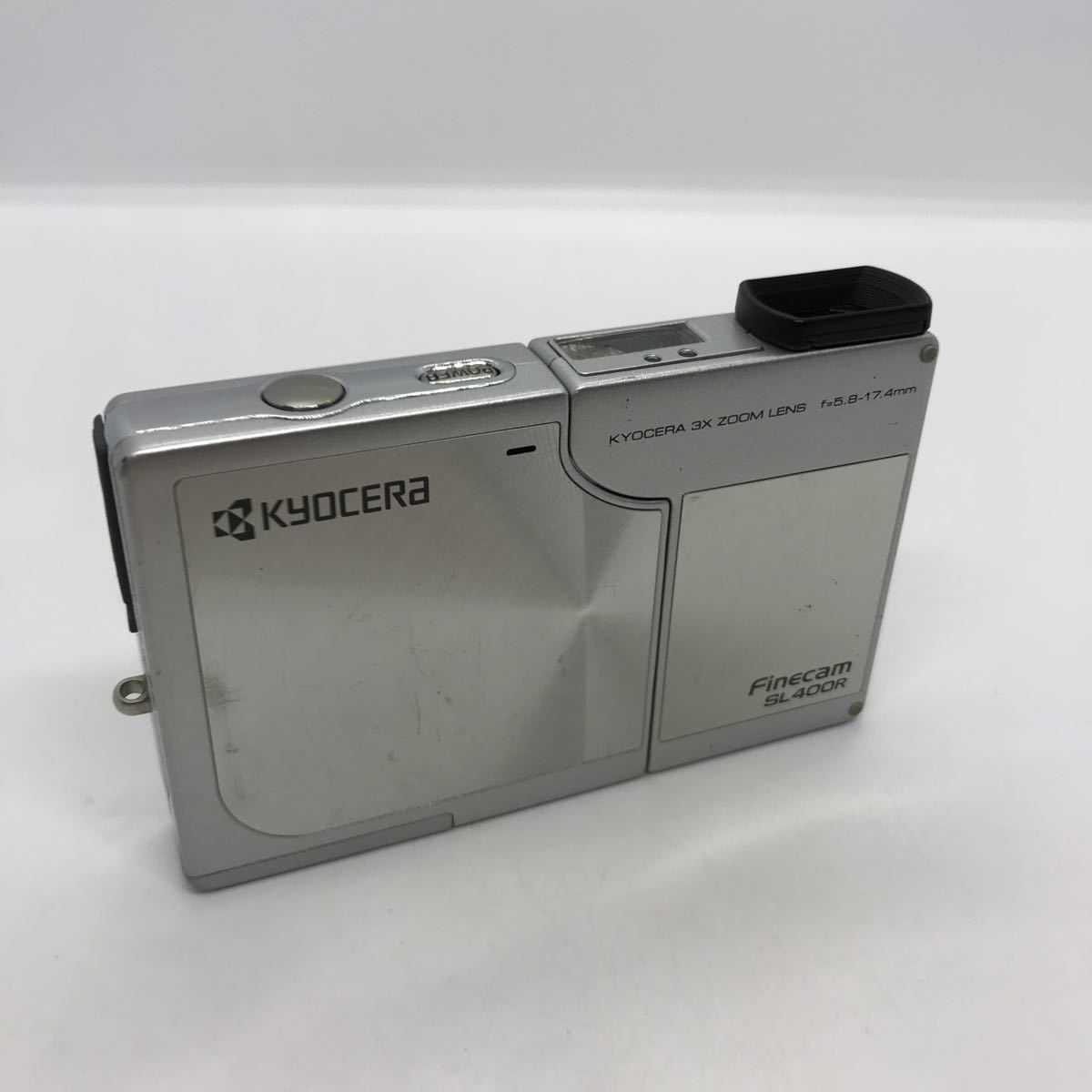 ジャンク KYOCERA FINECAM SL400R デジタルカメラ デジカメ d65d335tn