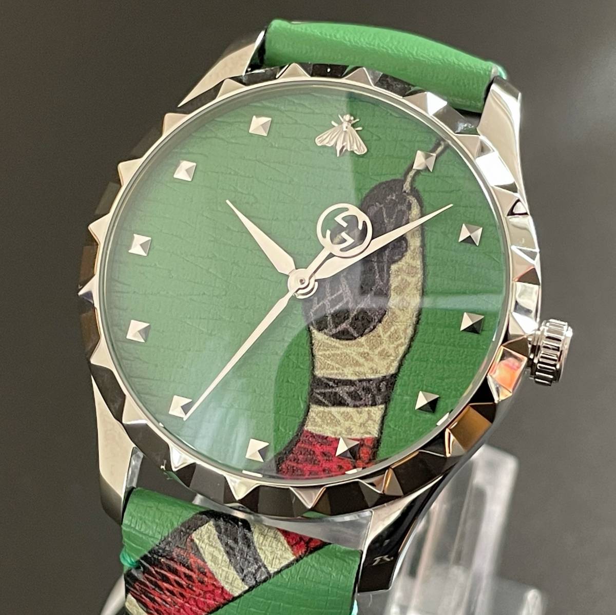 展示品】グッチ/GUCCI/Gタイムレス/キングスネーク/38mm/メンズ 展示品】グッチ/GUCCI/Gタイムレス/キングスネーク/38mm/メンズ