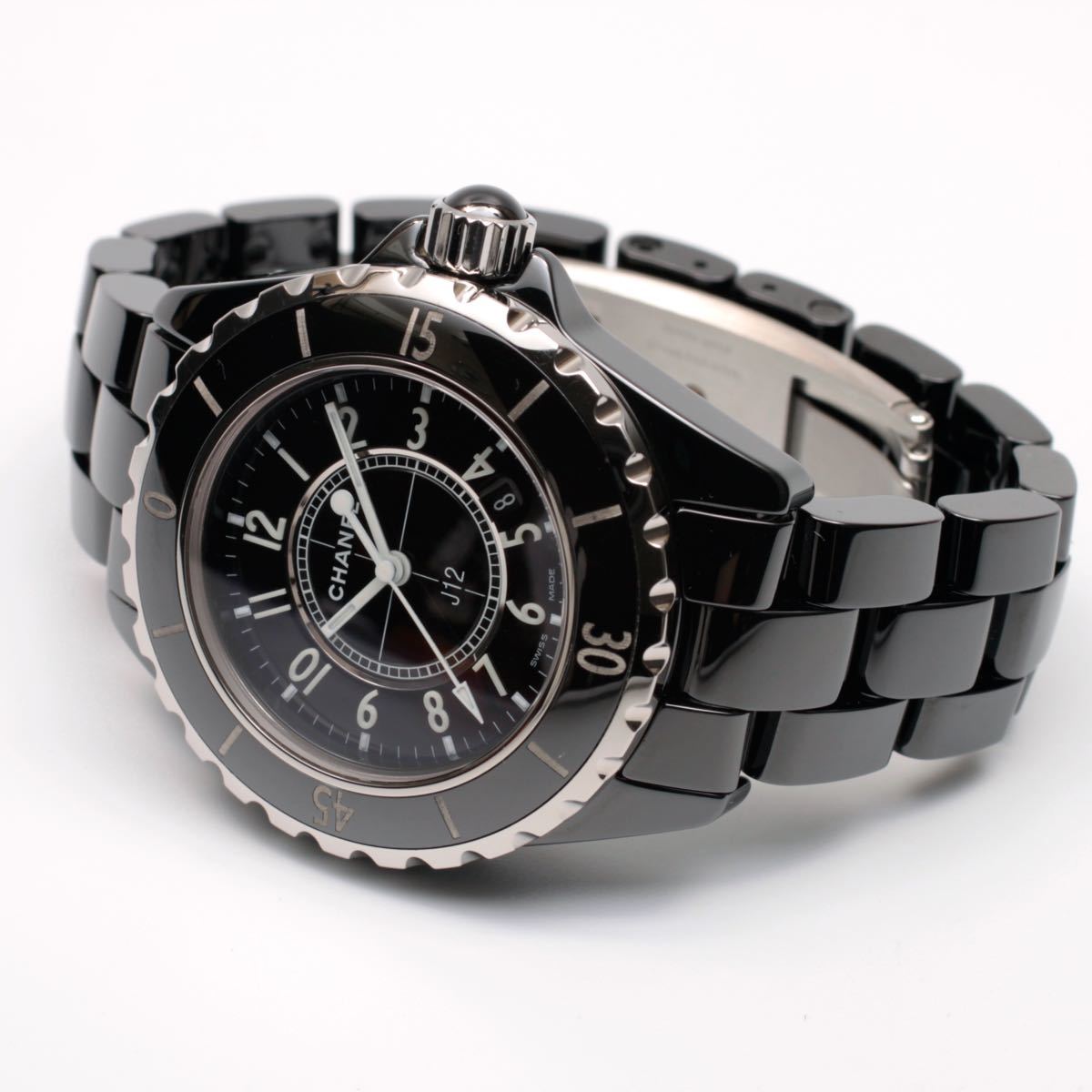 ☆CHANEL J12 33mm ブラックセラミック H0681 シャネル腕時計 正規純正