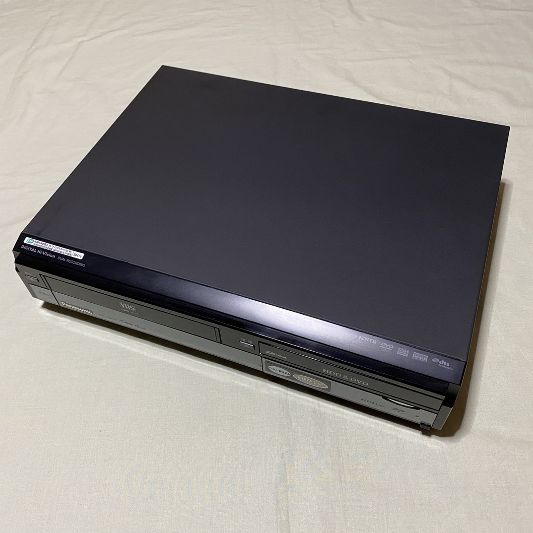 ★ VHS搭載 Panasonic DMR-XW41V HDD500GB リモコン/HDMI付 格安1円からスタート！★_画像2