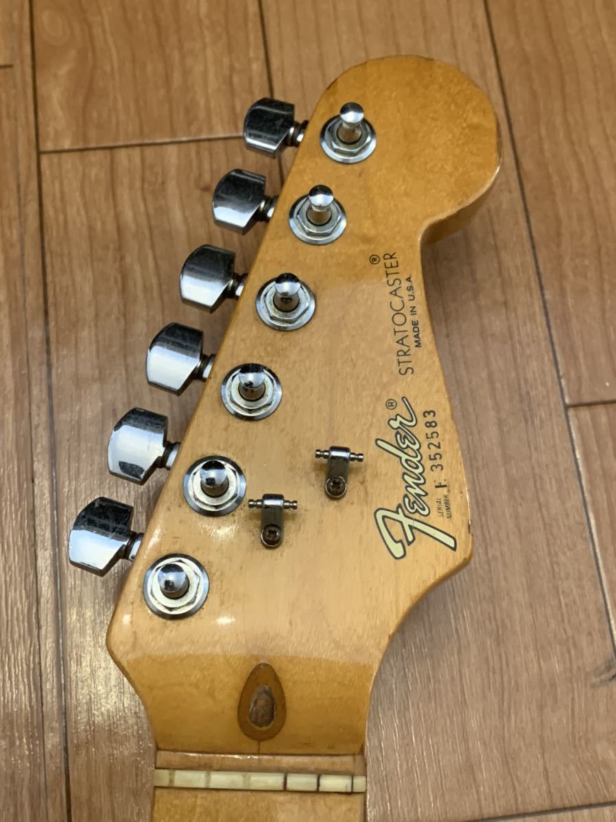 80年代 Fender USA ストラトキャスター ギターネック Stratocaster E