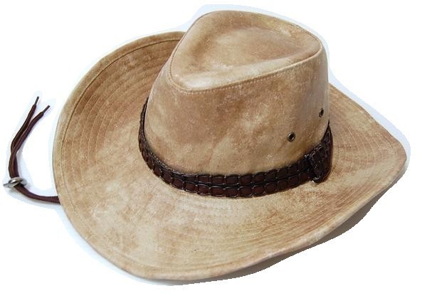 Кожа ◆ Тенгалон ◆ включая мягкую проволоку ◆ Западная шляпа/ be/