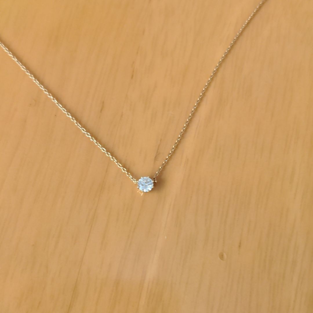 AHKAHアーカー ソルティアラウンドネックレス ダイヤモンド0.15ct  ダイヤモンドネックレス