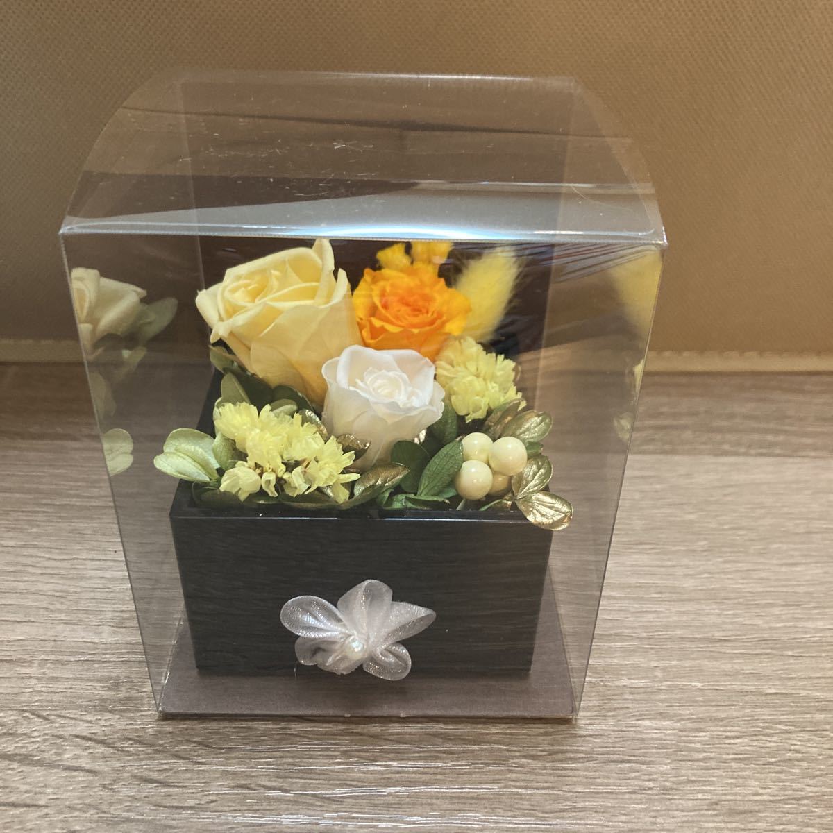  консервированный цветок желтый box 