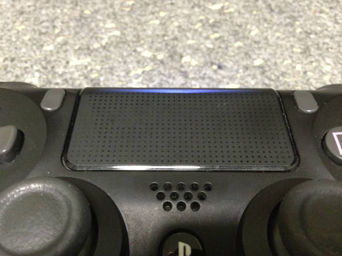 (中古）SONY PS4 ワイヤレスコントローラー DUALSHOCK4 CUH-ZCT2 ジェット・ブラック キズあり(送料無料)