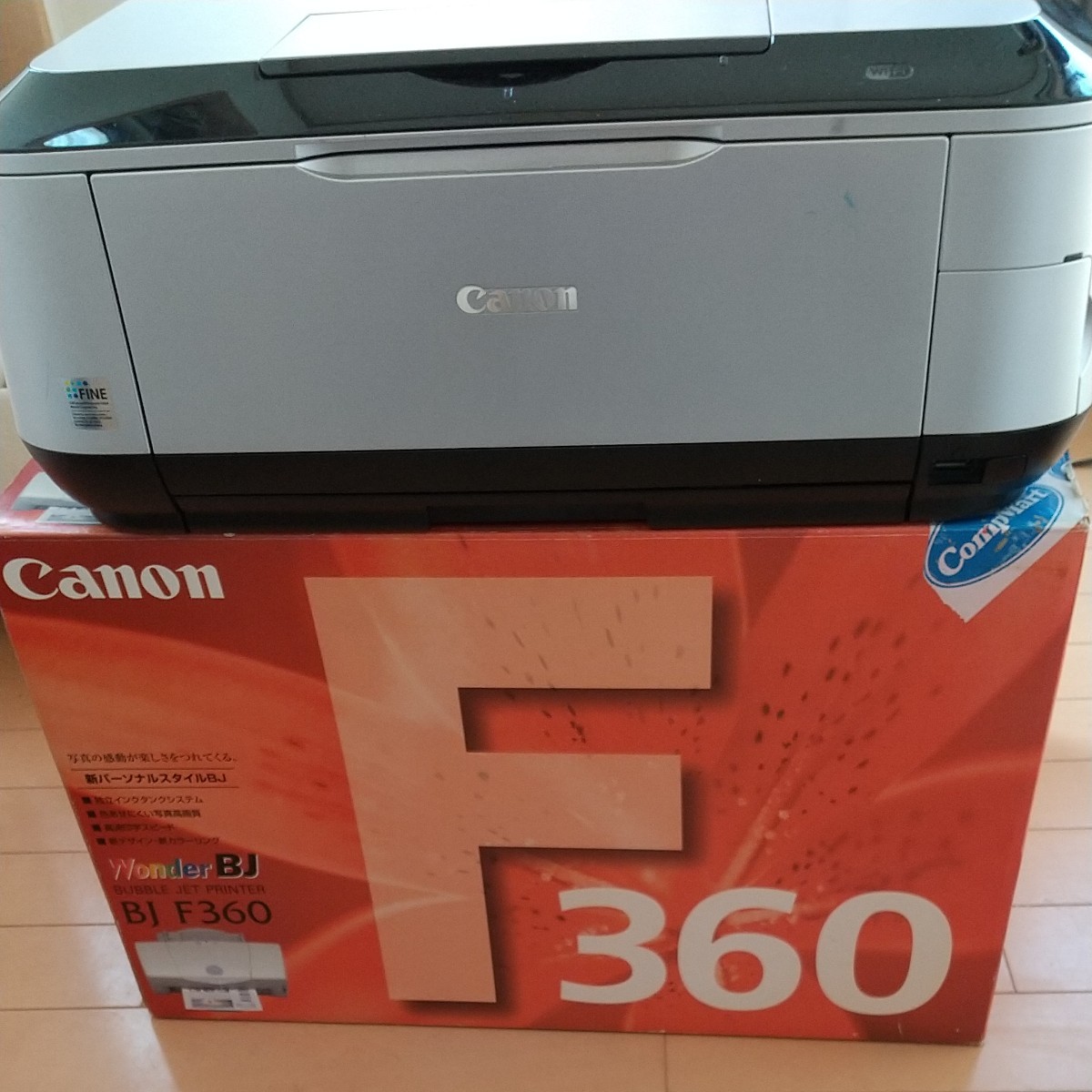 Canon BJ F360 インクジェット複合機  Wi‐Fi 互換インク未使用