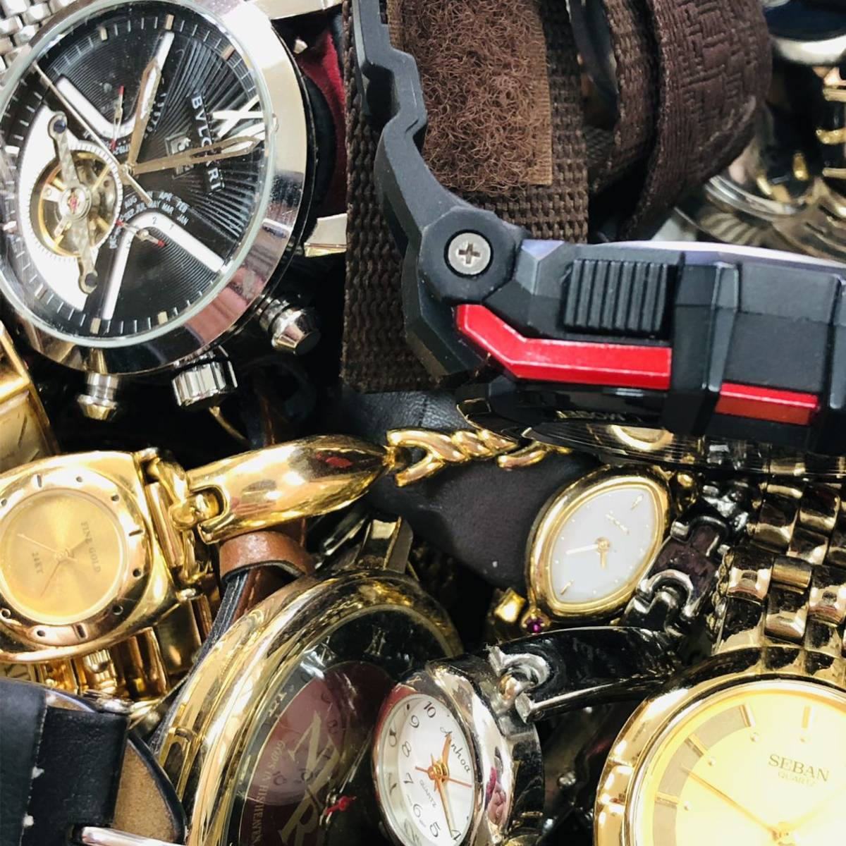 1円！ジャンク品腕時計まとめ出品CASIO SEIKO CITIZEN 腕時計 懐中時計