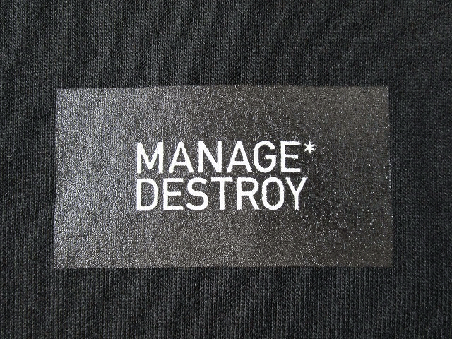 MANAGE DESTROY × KYNE スウェットパーカー XL_画像5